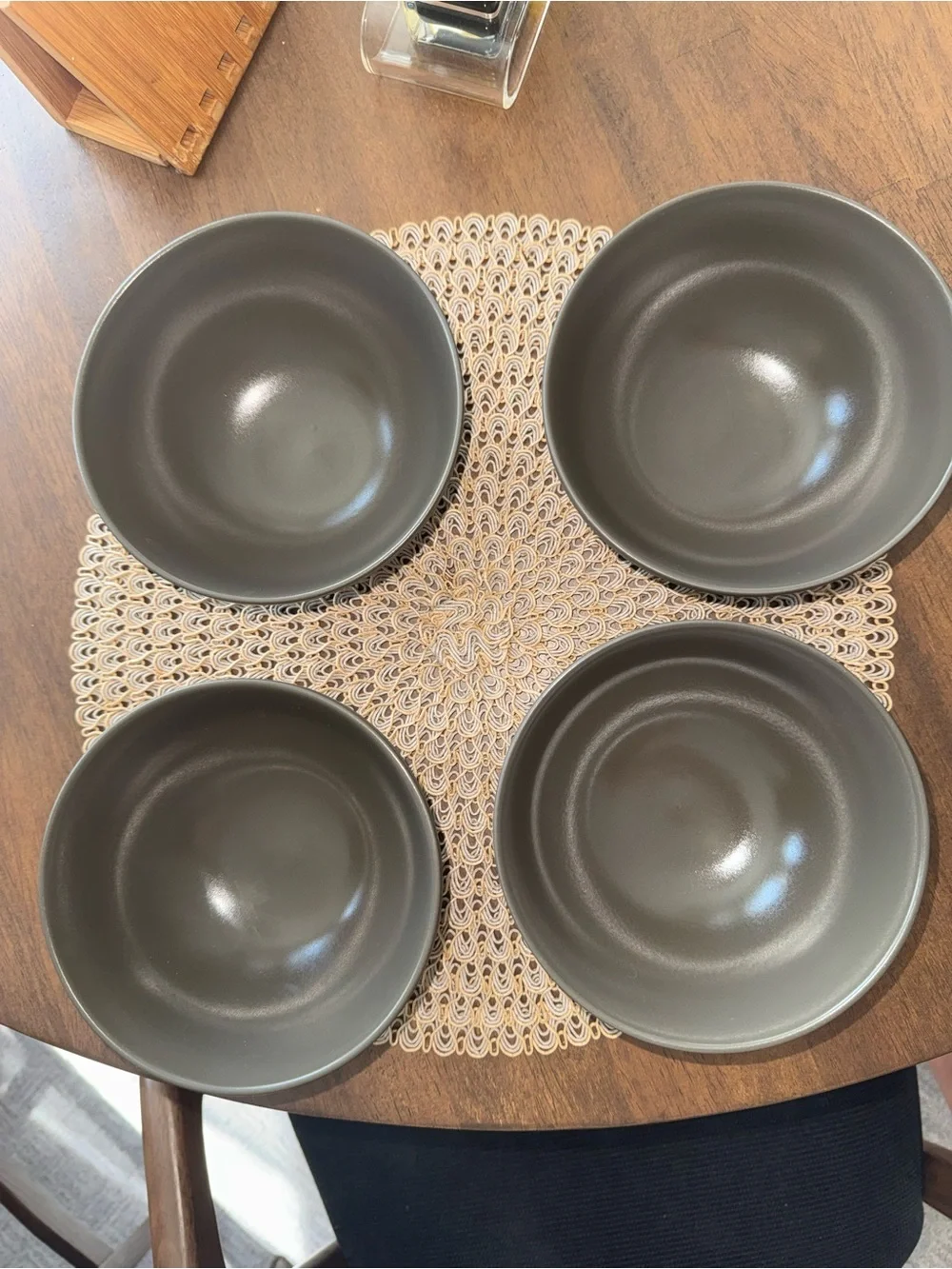 Lenox Kate Spade Fair Harbor Collection Bittersweet Serving Bowls Set of 4